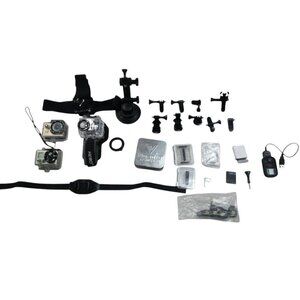 pre owned Go Pro Hero 2‎ & Lightdow 1080P Sports Action Cameras w/ Mounting